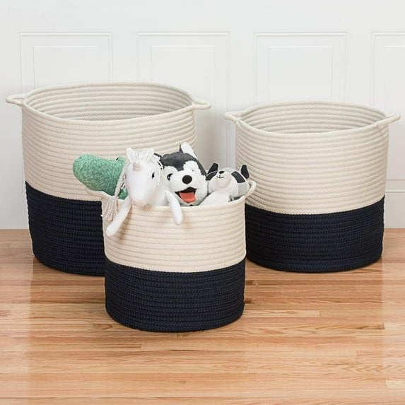 Colonial Mills Craftworks Indoor/Outdoor Basket - Navy 16"x16"x16"