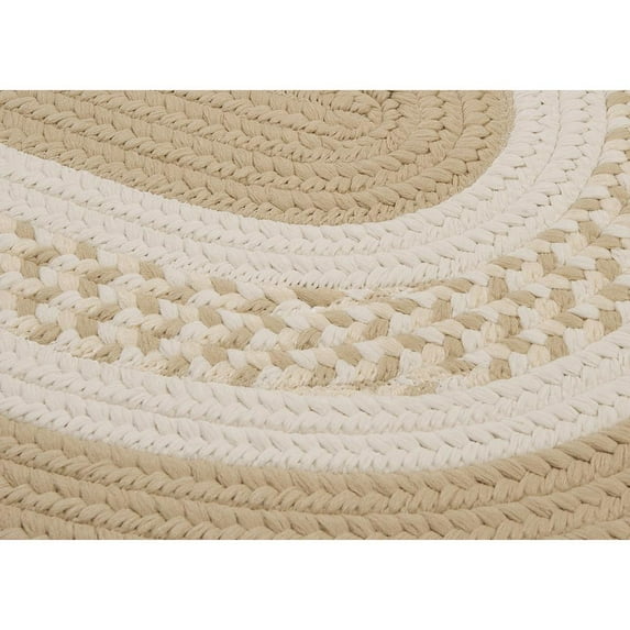 NT81R048X048 Crescent - Linen 4 round Rug, 100% Polypropylene - Round.