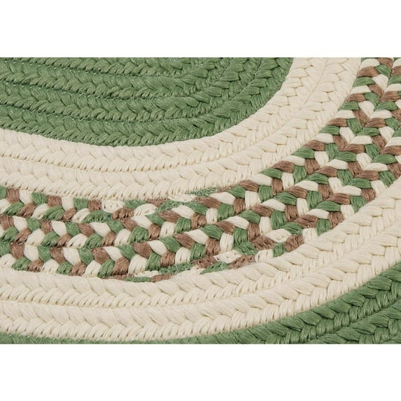 Colonial Mills Crescent - Moss Green 8' round