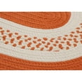 thumbnail image 1 of NT21R024X108 Crescent - Orange 2'x9' Rug, 100% Polypropylene - Runner (Oval)., 1 of 2