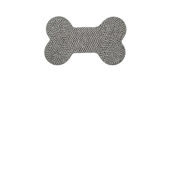 Colonial Mills Dog Bone Houndstooth Bright - Black 22"x34"