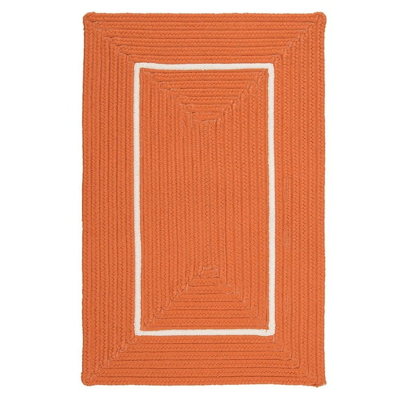 Colonial Mills Rug FY22SAMPLER Doodle Edge - Orange sample swatch