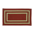 thumbnail image 1 of Double Border Christmas Rug Red/Green 42" x 66", 1 of 6