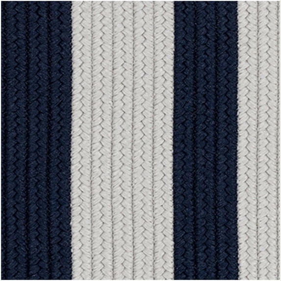 EV57R060X096S Everglades Vertical Stripe - Navy Pier 5x8 Rug, 100% Polypropylene - Rectangle.