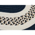 thumbnail image 1 of FB52R132X132 Flowers Bay - Navy 11' round Rug, 100% Polypropylene - Round., 1 of 3