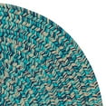 thumbnail image 1 of Colonial Mills  Flibustier Bright Indoor/ Outdoor Braided Oval Area Rug Turquoise 9X12 9' x 12' Oval, 1 of 2