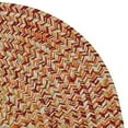 thumbnail image 1 of FB79R072X108 Flibustier Bright - Orange 6x9 Rug, 100% Polypropylene - Oval., 1 of 2