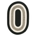 thumbnail image 1 of FB41R120X120 Flowers Bay - Black 10 round Rug, 100% Polypropylene - Round., 1 of 2