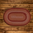 thumbnail image 1 of Colonial Mills Georgetown Traditional In-Outdoor Braided Area Rug Cedar Rose 2x4 2' x 3' Gold Oval, 1 of 2