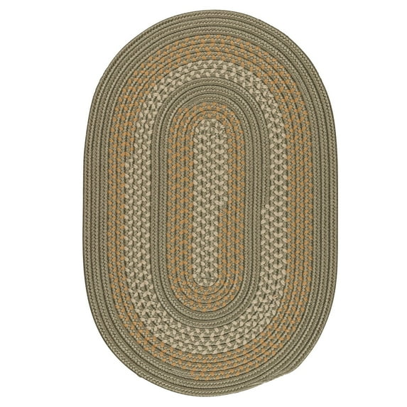 GT60R096X096 Georgetown - Olive 8' round Rug, 100% Polypropylene - Round.