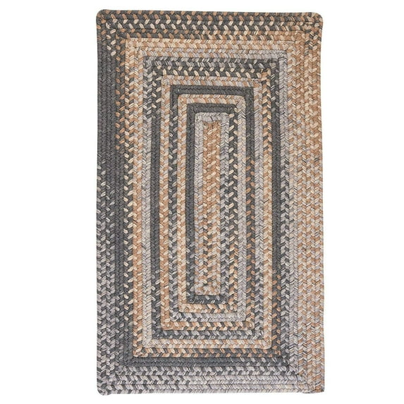 Colonial Mills Gloucester Braided Gray Area Rug 8x8