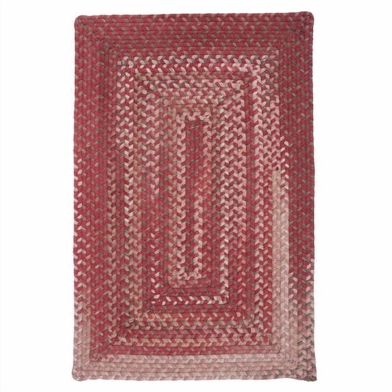 Colonial Mills Gloucester Rhubarb Braided Red Area Rug