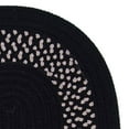 thumbnail image 1 of GN50R024X048 Grano - Black 2x4 Rug, 75% Polypropylene/ 25% Wool - Oval., 1 of 2