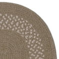 thumbnail image 1 of GN60R084X120 Grano - Mocha 7x10 Rug, 75% Polypropylene/ 25% Wool - Oval., 1 of 2