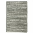 thumbnail image 1 of 11' x 11' Gray and White All Purpose Handcrafted Reversible Square Area Throw Rug, 1 of 2