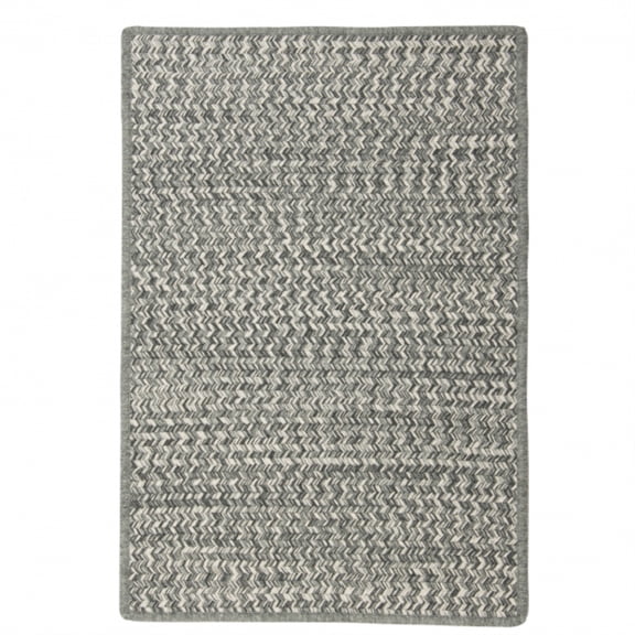 Colonial Mills 9' x 9' Blue and White All Purpose Handcrafted Reversible Square Area Throw Rug