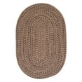 thumbnail image 1 of HY89R048X072 Hayward - Mocha 4'x6' Rug, 75% Polypropylene/25% Wool - Oval., 1 of 3