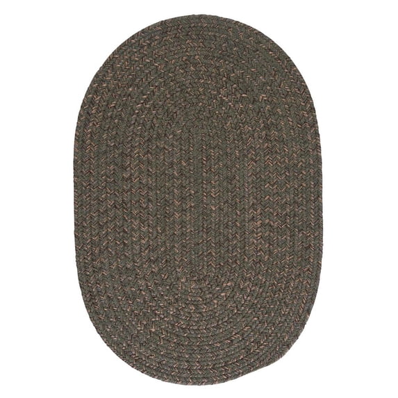 HY69R036X036 Hayward - Olive 3' round Rug, 75% Polypropylene/25% Wool - Round.