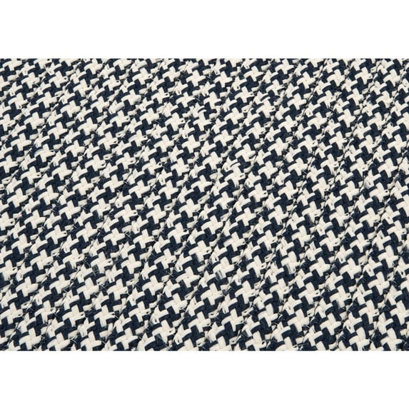 HB59R030X156S Herringbone Mudroom Runner Navy 26"x13 Rug, 100% Polypropylene - Runner (Rectangle).
