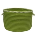 thumbnail image 1 of EH69A024X014 Houndstooth Bright Edge Basket - Lime 24"x24"x14" Basket, 100% Polypropylene - Round., 1 of 5