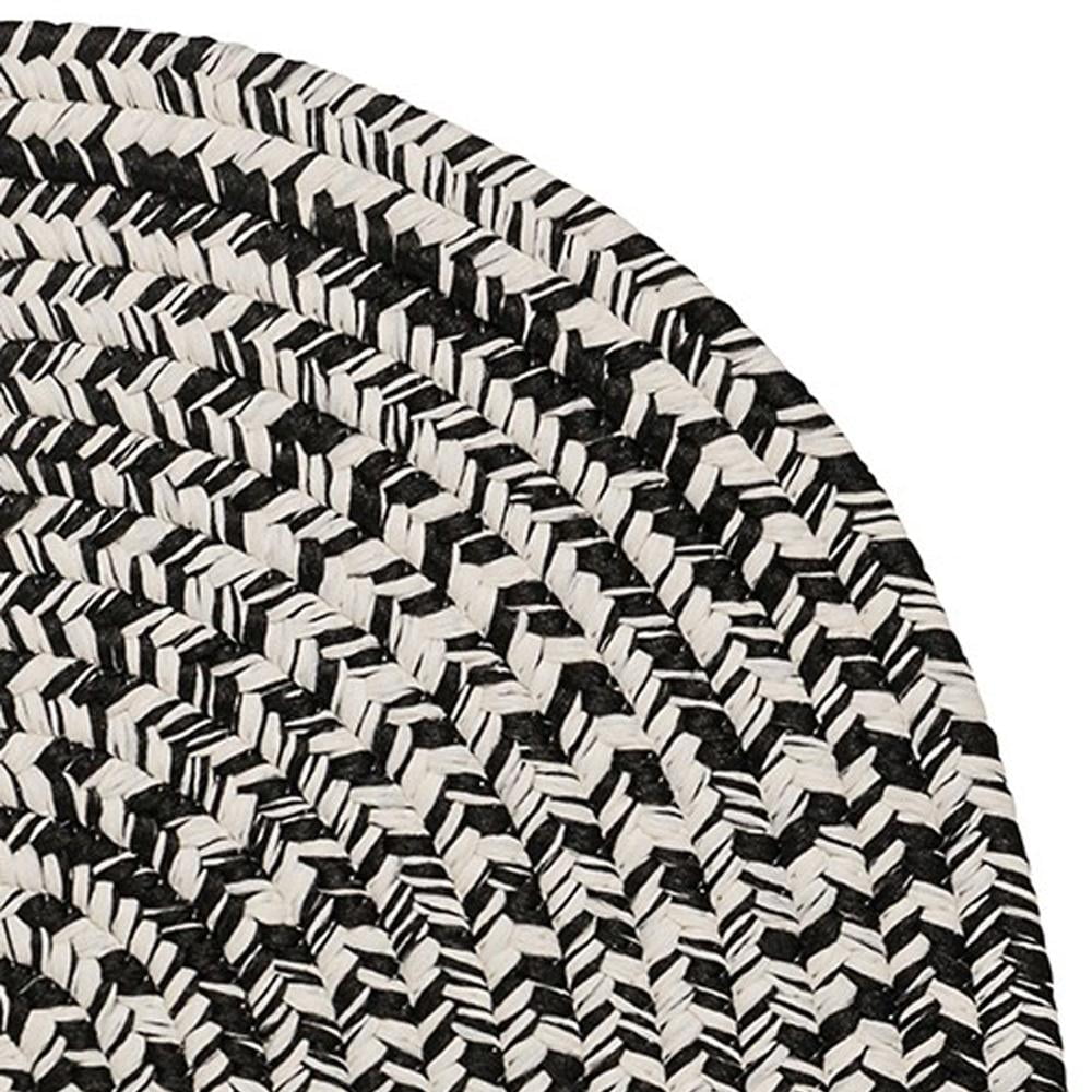 HW31R132X168 Howell Tweed - Black 11x14 Rug, 100% Polypropylene - Oval ...