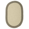 thumbnail image 1 of HN21R024X144 Hudson - Light Gray 2x12 Rug, 100% All-Natural Wool - Runner (Oval)., 1 of 3