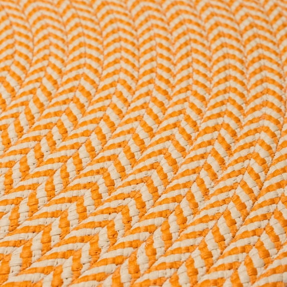 Ibiza Woven Chevron Doormats - Rust 50 x 50