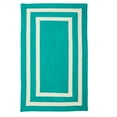 thumbnail image 1 of Colonial Mills 3' x 5' Aqua Blue Rectangular Modern Braided Area Throw Rug, 1 of 2