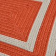 thumbnail image 1 of Colonial Mills 2' x 9' Tangerine Orange Rectangular Modern Braided Area Throw Rug, 1 of 2