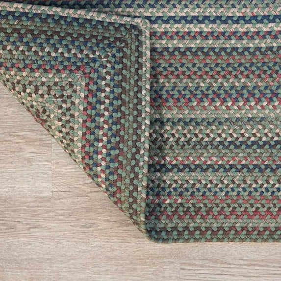 Colonial Mills Lucid Braided Multi Runner - Dusted Moss 30"x10' Rug