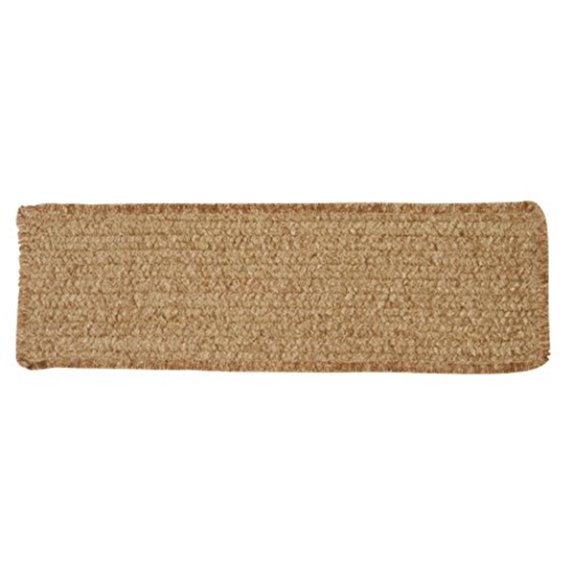 Colonial Mills Simple Chenille Braided Neutral Area Rug 15"X15" (SET 4)