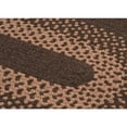 thumbnail image 1 of MD84R072X108 Madison - Roasted Brown 6'x9' Rug, 75% Polypropylene/25% Wool - Oval., 1 of 2