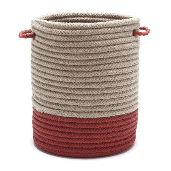 IN71A012X012 Marina Basket - Brick 12"x12"x12" Basket, 100% Polypropylene - Round.