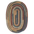 thumbnail image 1 of Colonial Mills Market Mix Oval Braided Multi Area Rug 4x6, 1 of 6