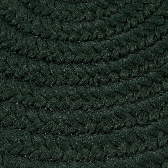 MI64R042X066 Marys Isle - Dark Green 42"x66" Rug, 100% Polypropylene - Oval.