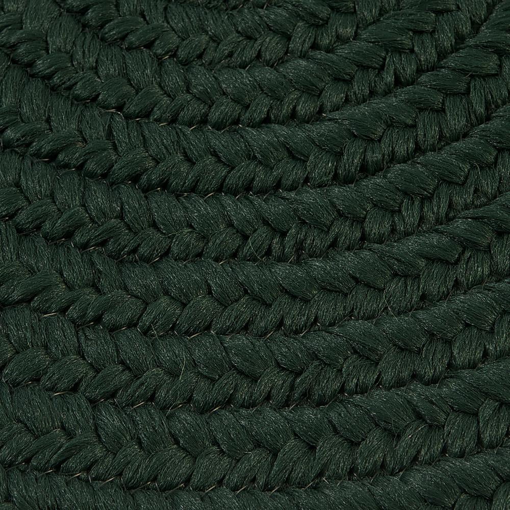 MI64R072X096 Marys Isle - Dark Green 6x8 Rug, 100% Polypropylene - Oval.