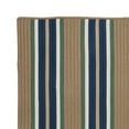 thumbnail image 1 of Colonial Mills Brown and Blue Striped Handcrafted Reversible Door Mat 26" x 40", 1 of 2