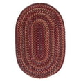thumbnail image 1 of MN87R048X072 Midnight - Burnt Brick 4'x6' Rug, 55% Polypropylene/35% Nylon/10% Wool - Oval., 1 of 3