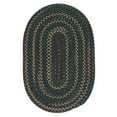 thumbnail image 1 of Colonial Mills 2' x 4' Green and Yellow Braided Oval Area Throw Rug, 1 of 3