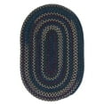 thumbnail image 1 of MN57R024X048 Midnight - Indigo 2'x4' Rug, 55% Polypropylene/35% Nylon/10% Wool - Oval., 1 of 3