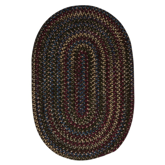 Colonial Mills 8' Braided Round Area Throw Rug