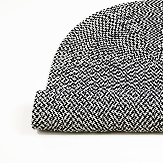 Colonial Mills Milton Houndstooth Tweed - Navy 3' x 5'