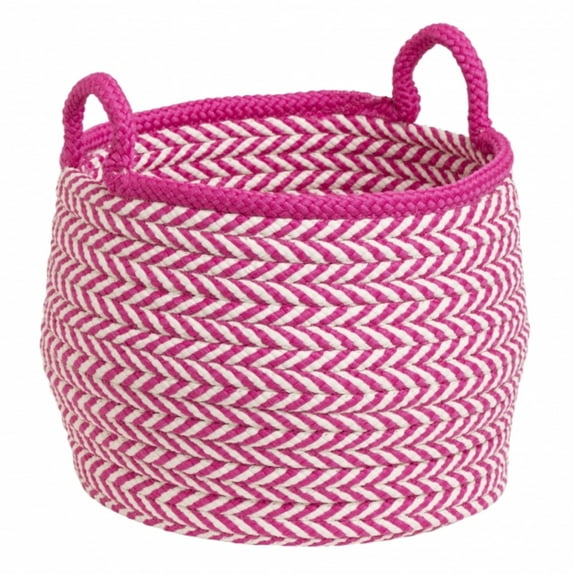 Colonial Mills Mistique Indoor/Outdoor Basket - Magenta 18"x18"x17"