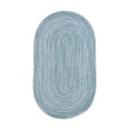 thumbnail image 1 of Modern Barn Braided Tweed - Blue Mist - 9 x 11, 1 of 2