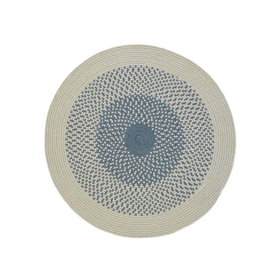 Mohave Braid Round - Grey - 14 x 14