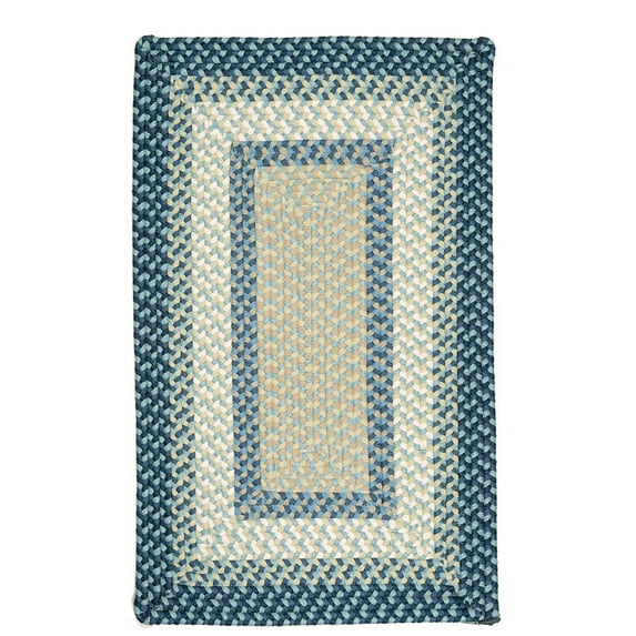 MG59R048X048R Montego - Blue Burst 4 square Rug, 100% Polypropylene - Square.