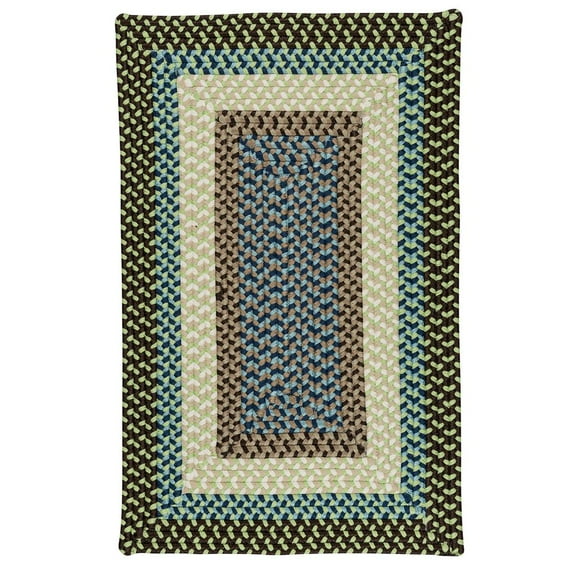 Colonial Mills Montego Braided Brown Area Rug 5x8