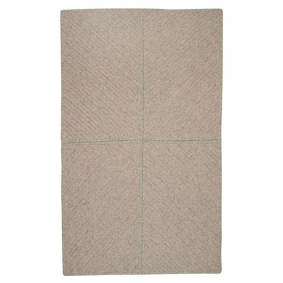 Colonial Mills Rug MX71R036X060S 3 x 5 ft. Moxie Braided Rug Pink