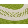 thumbnail image 1 of Colonial Mills 11' Lime Green and White Reversible Round Handcrafted Accent Area Rug, 1 of 2
