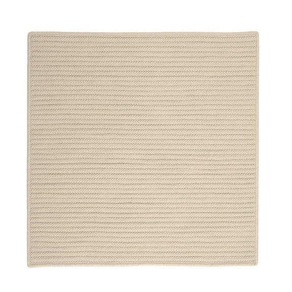 Colonial Mills 9' Cream Beige Square Area Throw Rug